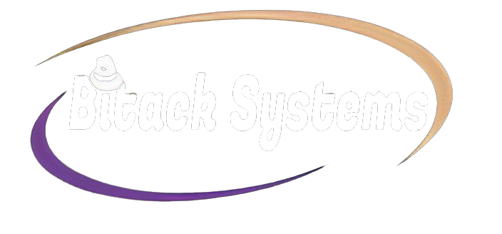 Logo Bitack-systems con colores invertidos
