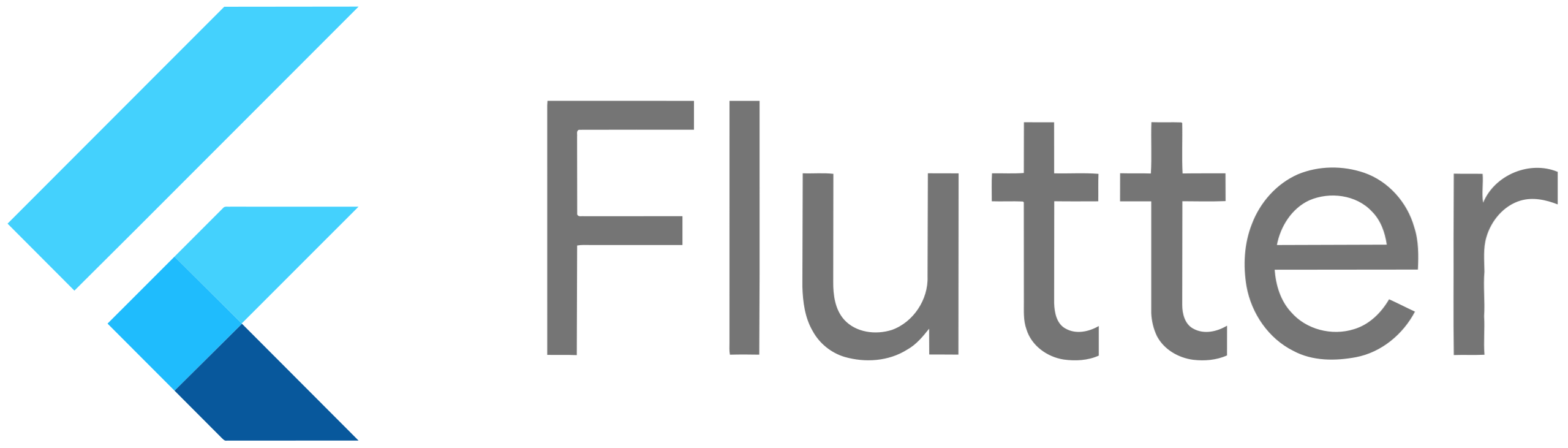 Logo de flutter